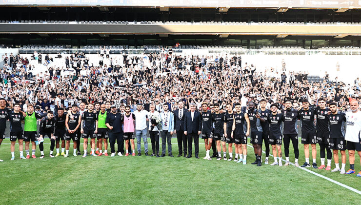 Beşiktaş, taraftara açık antrenman düzenledi