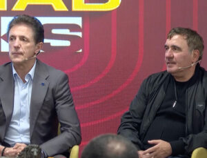Efsaneler Hagi ve Popescu, Galatasaraylı taraftarlarla buluştu